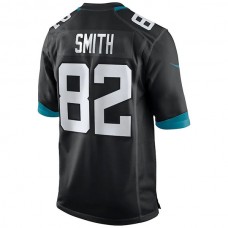J.Jaguars #82 Jimmy Smith Black Game Retired Player Jersey Stitched American Football Jerseys