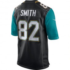 J.Jaguars #82 Jimmy Smith Black Retired Player Game Jersey Stitched American Football Jerseys