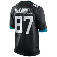 J.Jaguars #87 Keenan McCardell Black Game Retired Player Jersey Stitched American Football Jerseys