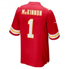 KC.Chiefs #1 Jerick McKinnon Red Game Player Jersey Stitched American Football Jerseys