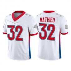 KC.Chiefs #32 Tyrann Mathieu 2022 White Pro Bowl Stitched Jersey American Football Jerseys