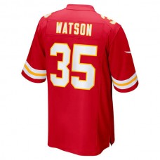 KC.Chiefs #35 Jaylen Watson Red Game Player Jersey Stitched American Football Jerseys