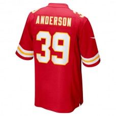 KC.Chiefs #39 Zayne Anderson Red Player Game Jersey Stitched American Football Jerseys