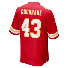 KC.Chiefs #43 Jack Cochrane Red Game Player Jersey Stitched American Football Jerseys