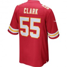 KC.Chiefs #55 Frank Clark Red Game Jersey Stitched American Football Jerseys