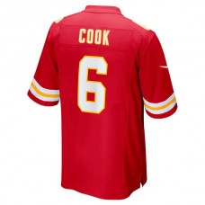 KC.Chiefs #6 Bryan Cook Red Game Player Jersey Stitched American Football Jerseys