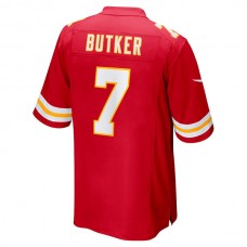 KC.Chiefs #7 Harrison Butker Red Game Jersey Stitched American Football Jerseys