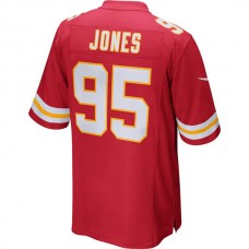 KC.Chiefs #95 Chris Jones Red Player Game Jersey Stitched American Football Jerseys