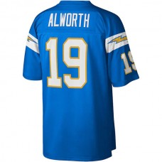 LA.Chargers #19 Lance Alworth Mitchell & Ness Powder Blue Legacy Replica Jersey Stitched American Football Jerseys