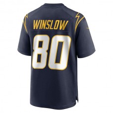 LA.Chargers #80 Kellen Winslow Navy Retired Player Jersey Stitched American Football Jerseys