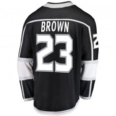 LA.Kings #23 Dustin Brown Fanatics Branded Breakaway Player Jersey Black Stitched American Hockey Jerseys