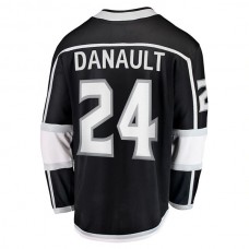 LA.Kings #24 Phillip Danault Fanatics Branded Home Breakaway Player Jersey Black Stitched American Hockey Jerseys