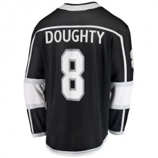 LA.Kings #8 Drew Doughty Fanatics Branded Home Premier Breakaway Player Jersey Black Stitched American Hockey Jerseys