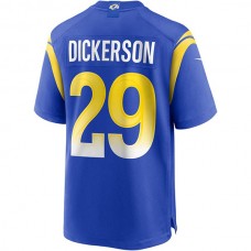 LA.Rams #29 Eric Dickerson Royal Game Retired Player Jersey Stitched American Football Jerseys