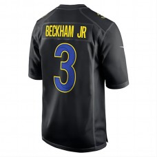 LA.Rams #3 Odell Beckham Jr. Super Bowl LVI Bound Game Fashion Jersey Black American Football Jerseys