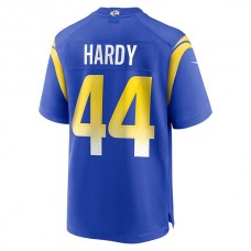 LA.Rams #44 Daniel Hardy Royal Game Player Jersey Stitched American Football Jerseys