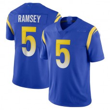 LA.Rams #5 Jalen Ramsey Royal Team Vapor Limited Jersey Stitched American Football Jersey