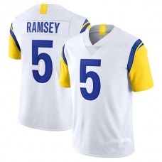 LA.Rams #5 Jalen Ramsey White Alternate Vapor Limited Jersey Stitched American Football Jersey