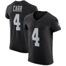 LV.Raiders #4 Derek Carr Black Vapor Untouchable Elite Player Jersey Stitched American Football Jerseys