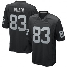 LV.Raiders #83 Darren Waller Black Game Player Jersey Stitched American Football Jerseys