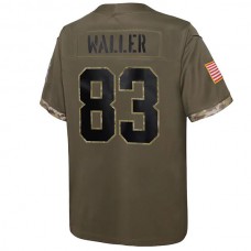 LV.Raiders #83 Darren Waller Olive 2022 Salute To Service Player Limited Jersey Stitched American Football Jerseys