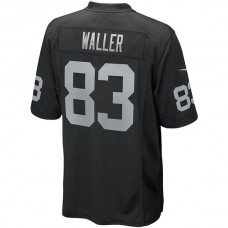 LV. Raiders #83 Darren Waller Black Game Player Jersey Stitched American Football Jerseys