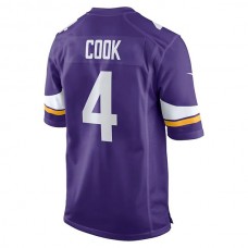 MN.Vikings #4 Dalvin Cook Purple Game Jersey Stitched American Football Jerseys