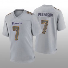 MN.Vikings #7 Patrick Peterson Gray Atmosphere Game Jersey Stitched American Football Jerseys