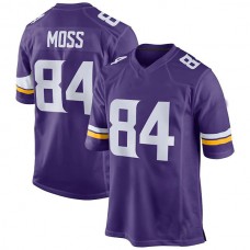 MN.Vikings #84 Randy Moss Purple Retired Player Game Jersey Stitched American Football Jerseys