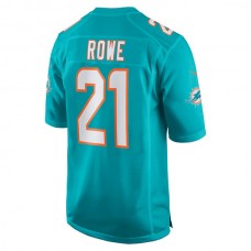 M.Dolphins #21 Eric Rowe Aqua Game Jersey Stitched American Football Jerseys