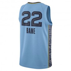 M.Grizzlies #22 Desmond Bane Jordan Brand 2022-23 Statement Edition Swingman Jersey Light Blue Stitched American Basketball Jersey