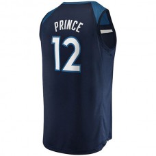 M.Timberwolves #12 Taurean Prince Fanatics Branded 2021-22 Fast Break Replica Jersey Icon Edition Navy Stitched American Basketball Jersey