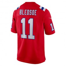 NE.Patriots #11 Drew Bledsoe Red Retired Player Alternate Game Jersey Stitched American Football Jerseys