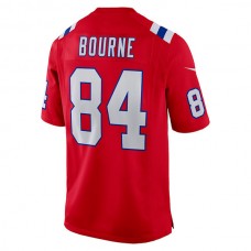 NE.Patriots #84 Kendrick Bourne Red Game Jersey Stitched American Football Jerseys