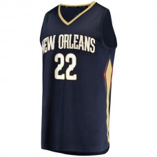 NO.Pelicans #22 Larry Nance Jr. Fanatics Branded 202122 Fast Break Replica Jersey Icon Edition Navy Stitched American Basketball Jersey