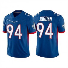 NO.Saints #94 Cameron Jordan 2022 Royal Pro Bowl Stitched Jersey American Football Jersey