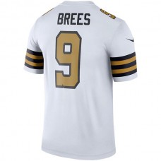 NO.Saints #9 Drew Brees White Color Rush Legend Jersey Stitched American Football Jersey