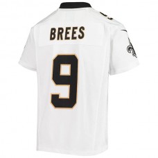 NO.Saints #9 Drew Brees White Game Jersey Stitched American Football Jerseys