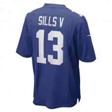 NY.Giants #13 David Sills V Royal Game Player Jersey Stitched American Football Jerseys