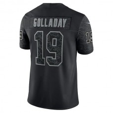 NY.Giants #19 Kenny Golladay Black RFLCTV Limited Jersey Stitched American Football Jerseys