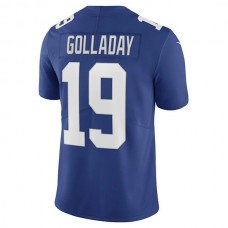 NY.Giants #19 Kenny Golladay Royal Vapor Limited Jersey Stitched American Football Jerseys