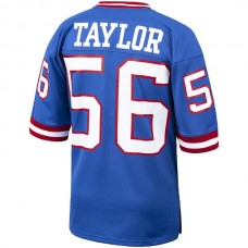 NY.Giants #56 Lawrence Taylor Mitchell & Ness Royal 1986 Authentic Throwback Retired Player Jersey Stitched American Football Jerseys
