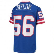 NY.Giants #56 Lawrence Taylor Mitchell & Ness Royal 1986 Legacy Retired Player Jersey Stitched American Football Jerseys