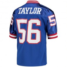 NY.Giants #56 Lawrence Taylor Mitchell & Ness Royal 1990 Authentic Throwback Retired Player Jersey Stitched American Football Jerseys