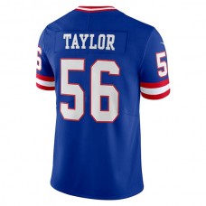 NY.Giants #56 Lawrence Taylor Royal Classic Vapor Limited Player Jersey Stitched American Football Jerseys