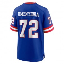 NY.Giants #72 Osi Umenyiora Royal Classic Retired Player Game Jersey Stitched American Football Jerseys