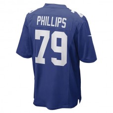 NY.Giants #79 Tyre Phillips Royal Game Player Jersey Stitched American Football Jerseys