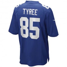 NY.Giants #85 David Tyree Royal Game Retired Player Jersey Stitched American Football Jerseys