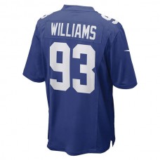 NY.Giants #93 Nick Williams Royal Game Player Jersey Stitched American Football Jerseys