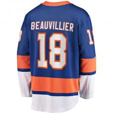 NY.Islanders #18 Anthony Beauvillier Fanatics Branded Home Breakaway Player Jersey Royal Stitched American Hockey Jerseys